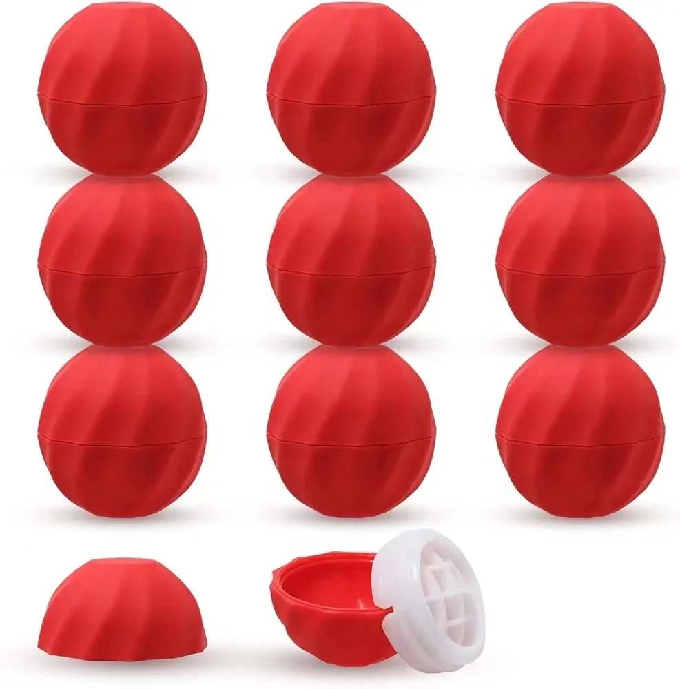 2024 new design DIY lip balm container ball cute lip balm container matte lip balm jar blue