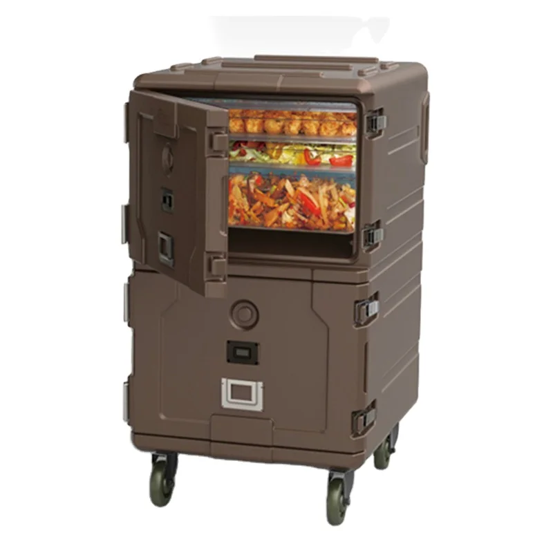 Food Service Equipment 300L Double Layer Insulated Food Cabinet for Hot or Cold