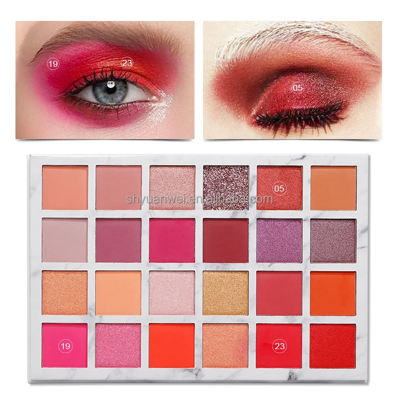 ES67  Exclusive Multi Color Makeup Eye shadow Palette Customized Glitter Eyeshadow Pigment