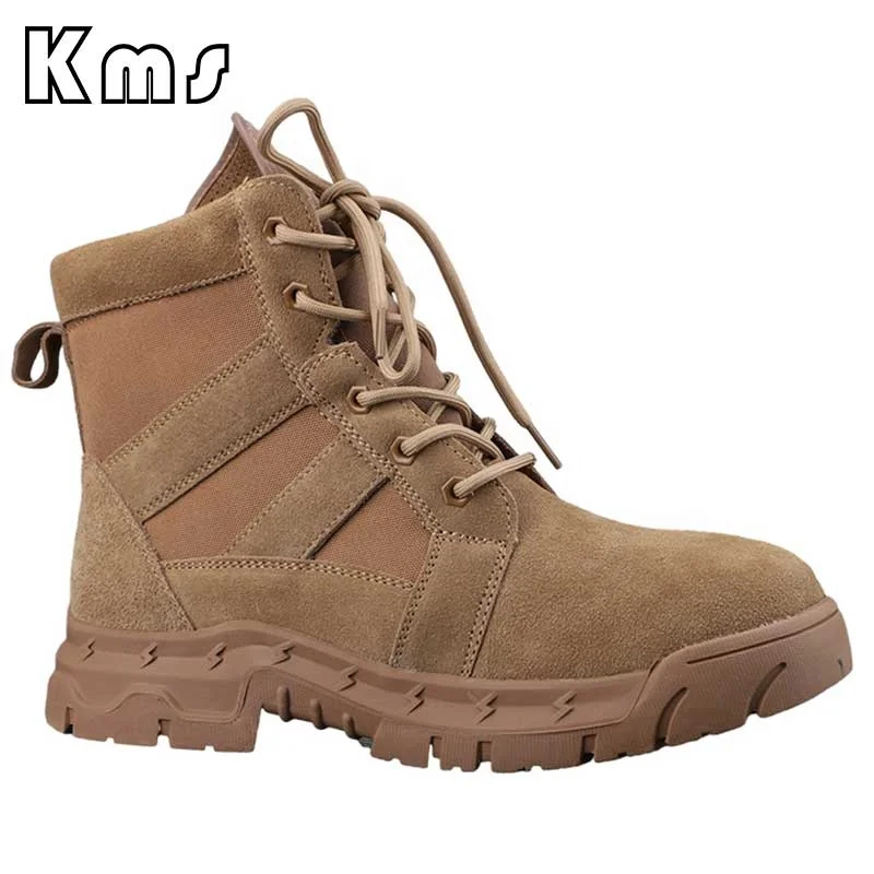 KMS Customize Wholesale Outdoor Low Ankle Coyote Durable Light Weight Winter Tactical Combat Boots For Men