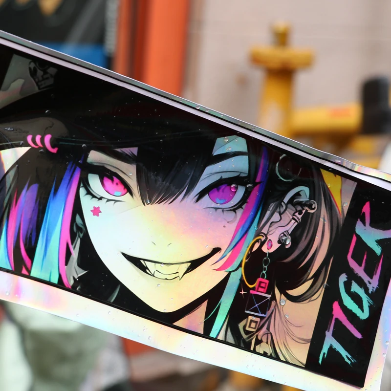 kunshan krell custom jdm stickers custom print sticker car holographic glitter stickers custom printing