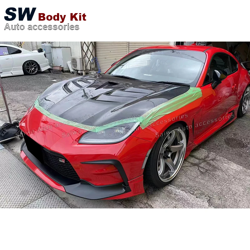 Капот из углеродного волокна для Toyota GR86 Subaru BRZ 2019-2022 передний капот комплект