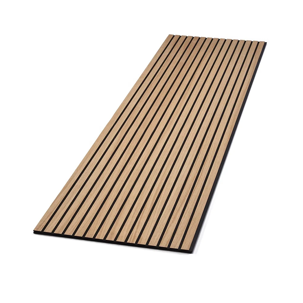 Высококачественная дубовая деревянная планка, экологически чистый материал, E0 MDF акустическая панель, акустическая панель (1600560395445)