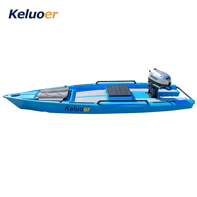 Каяк Педальный привод solo skiff лодки рыбалка каноэ с электродвигателем для продажи
