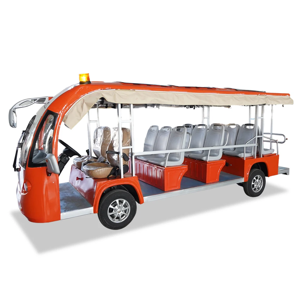 11-20 seats without door Sightseeing Bus Electric Power 90-100km 1 year Warranty high quality low price