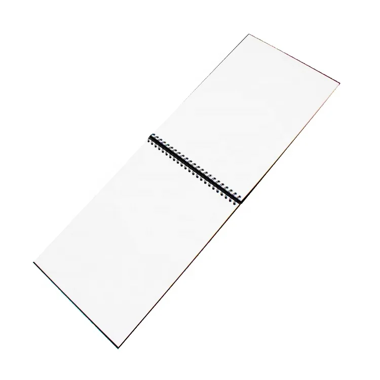 Factory Art School students supplies blank OEM A4 simple design Sketchbook Drawing kraft Paper Spiral Notebook