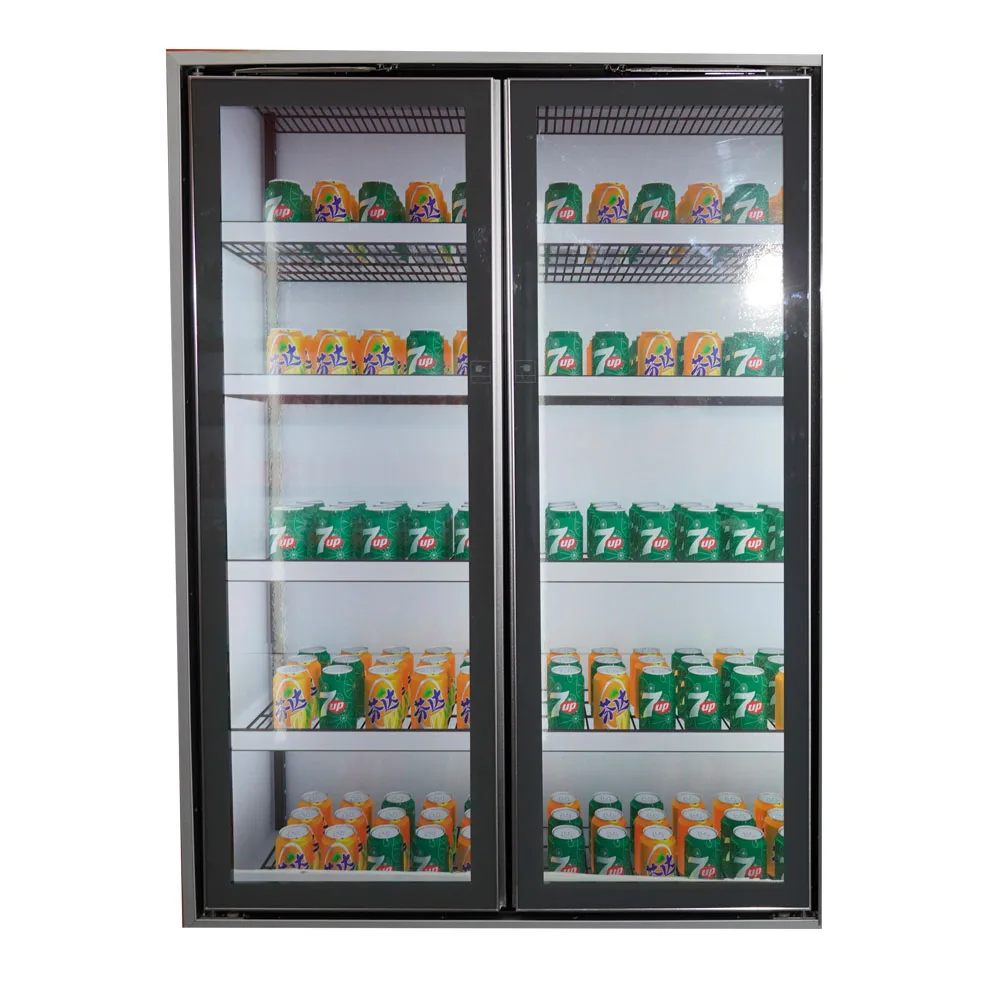 Display refrigerator glass door Frameless Glass Door for Beer Fridge Supermarkets Display Retail Drink Showcase
