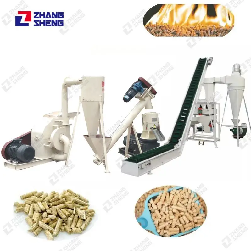flat die pellet horizontal machine pellet machine flat die pelletizer zhangsheng machinery making