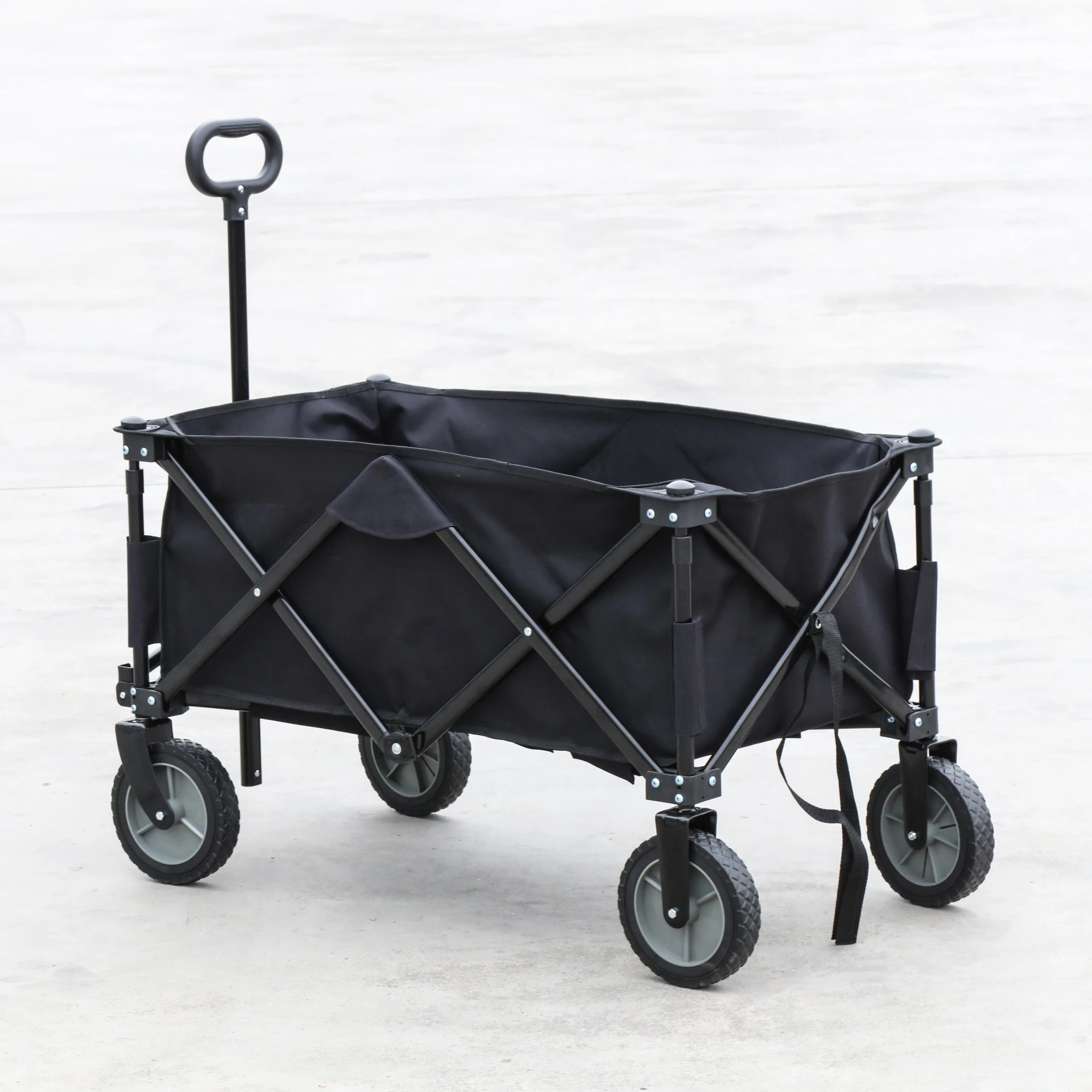 Cheap outdoor travel portable garden picnic wagon trail carrying utility folding camp cart folding wagon