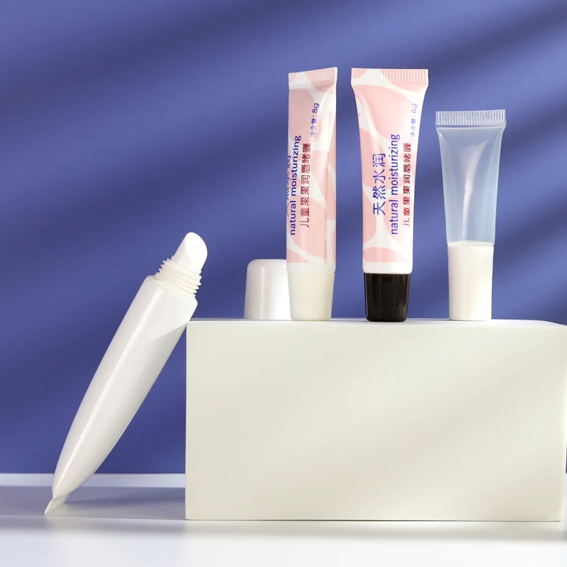 High Quality 5g to 20g Plastic Empty Squeezable Lip Balm Container Lip Gloss Tube Packaging