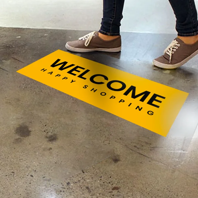 Self Adhesive Removable Floor Decoration Vinyl Sticker Durable Waterproof Floor Sticker