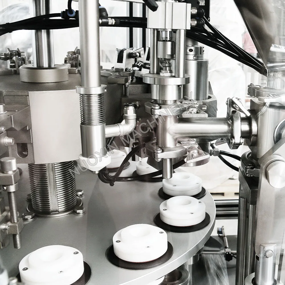 GF-400A Commerical Fully Automatic Chilblain Ointment Toothpaste Filling Sealing Machine