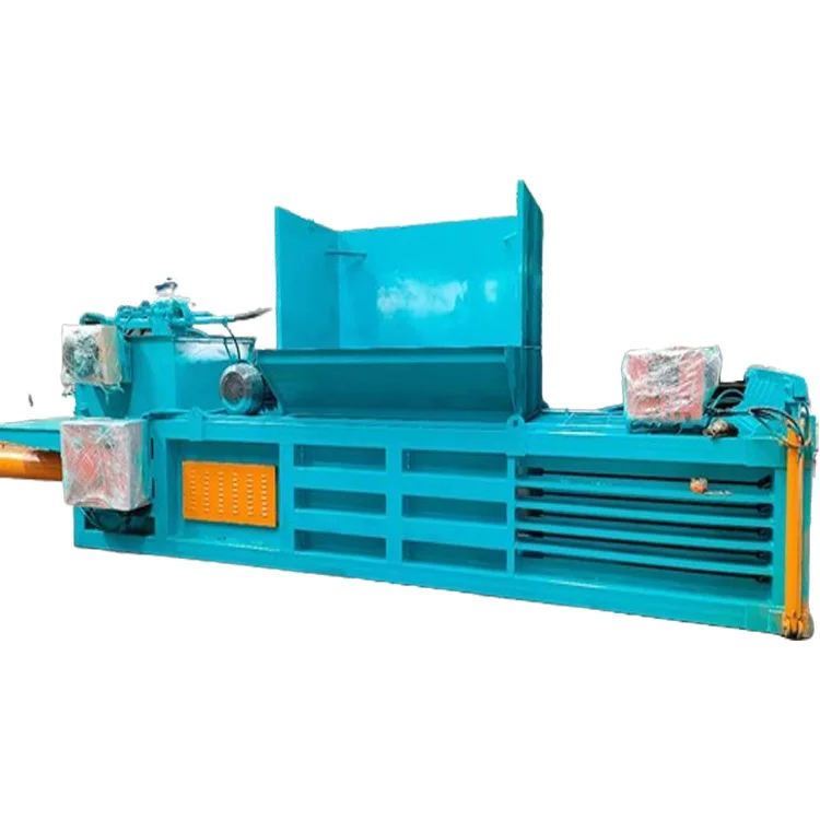 Waste cotton straw hydraulic block press New waste plastic baler