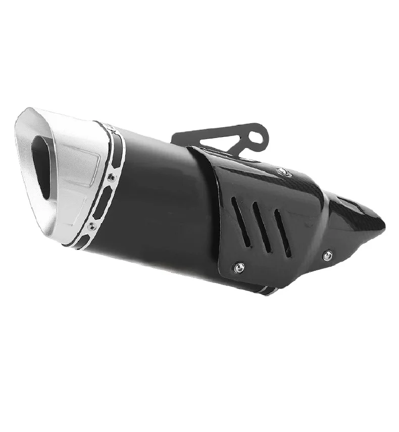 2022 51mm Universal Motorcycle Scooter Stainless Steel Exhaust Muffler