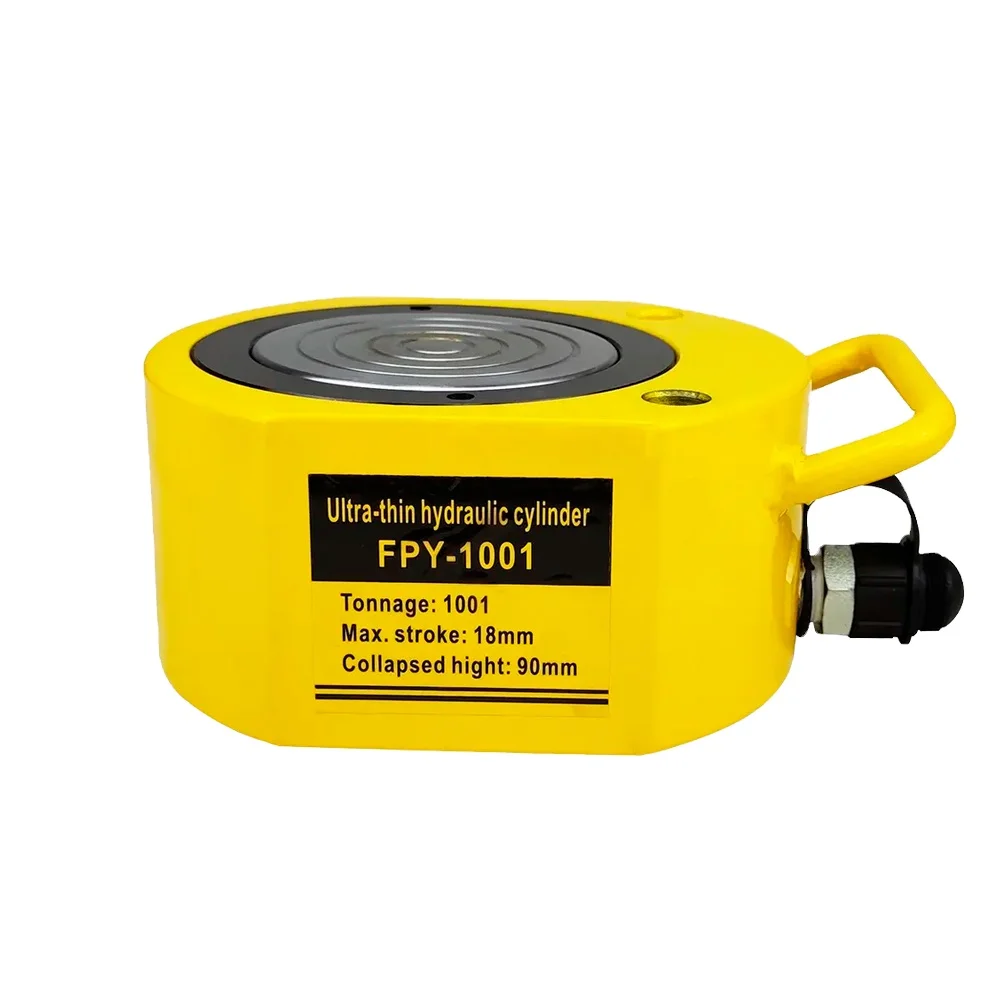 FPY-1001 small micro 100ton hydraulic piston cylinder telescopic hydraulic cylinder in both vertical and horizontal orientations