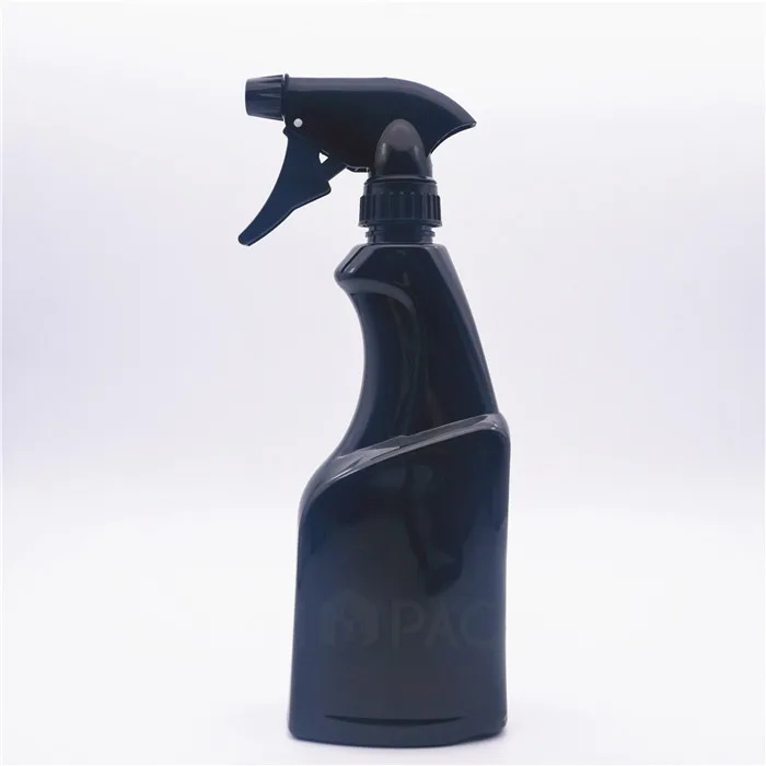 wholesale empty black pet cleaning spray trigger sprayer bottle 500ml