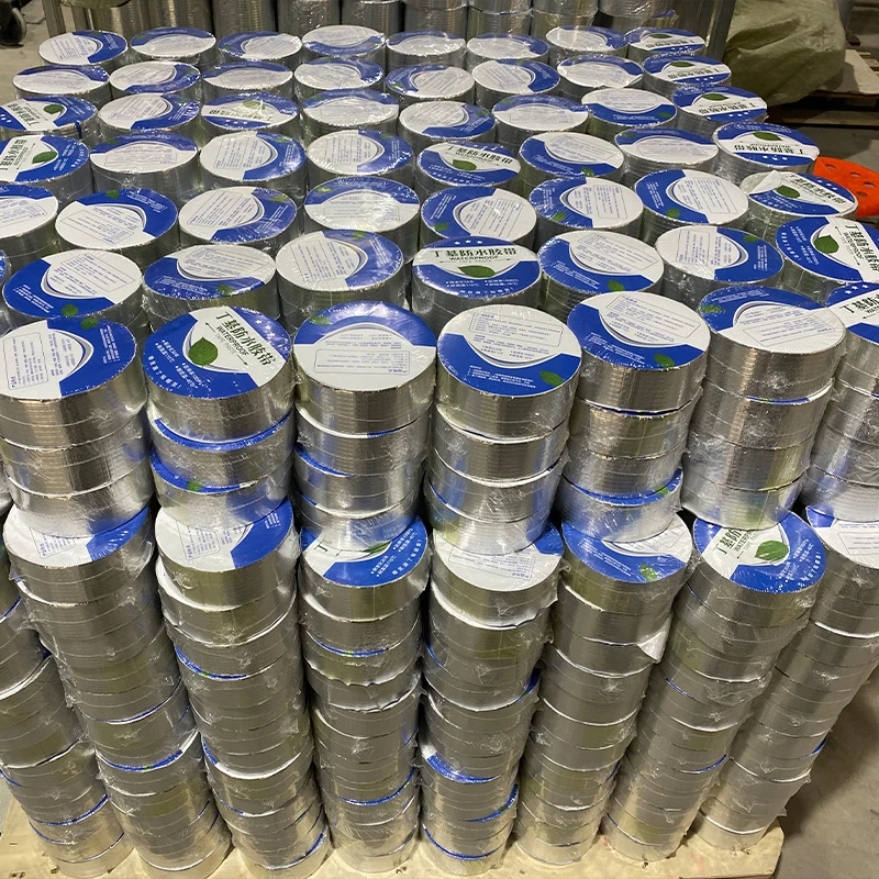 Aluminum foil tape high temperature resistant thickened thermal insulation sealing butyl tape