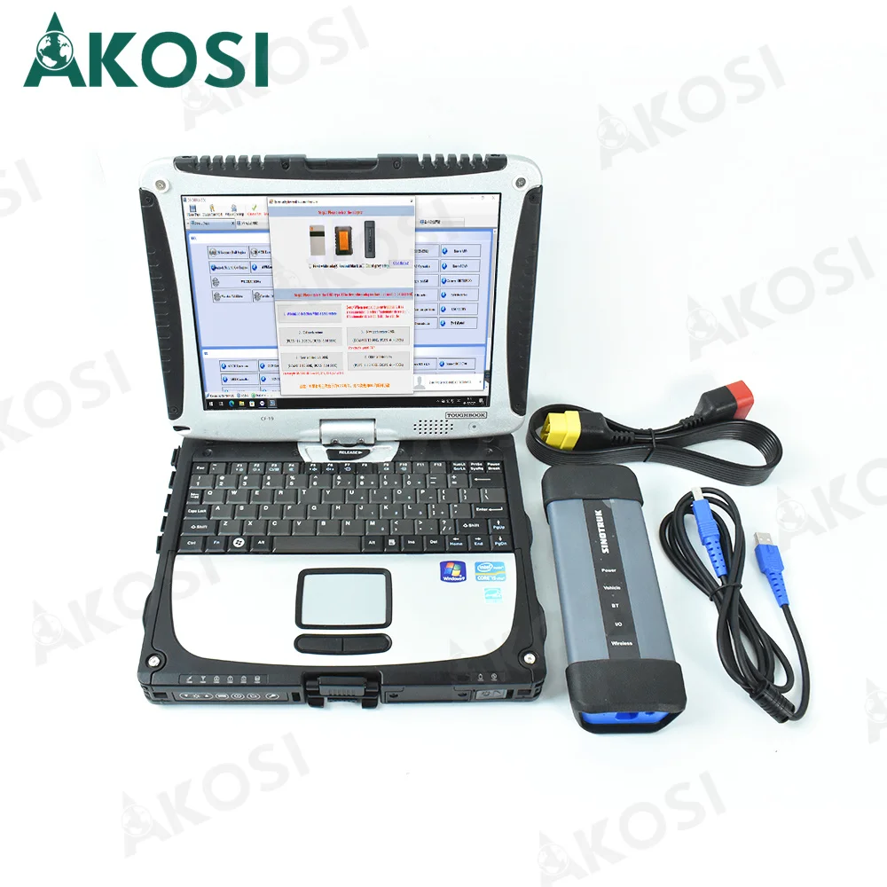 Диагностический инструмент для грузовика Sinotruk EOL OBD Diesel HOWO A7/T7H/Sitrak/Hohan диагностический + ноутбук CF19