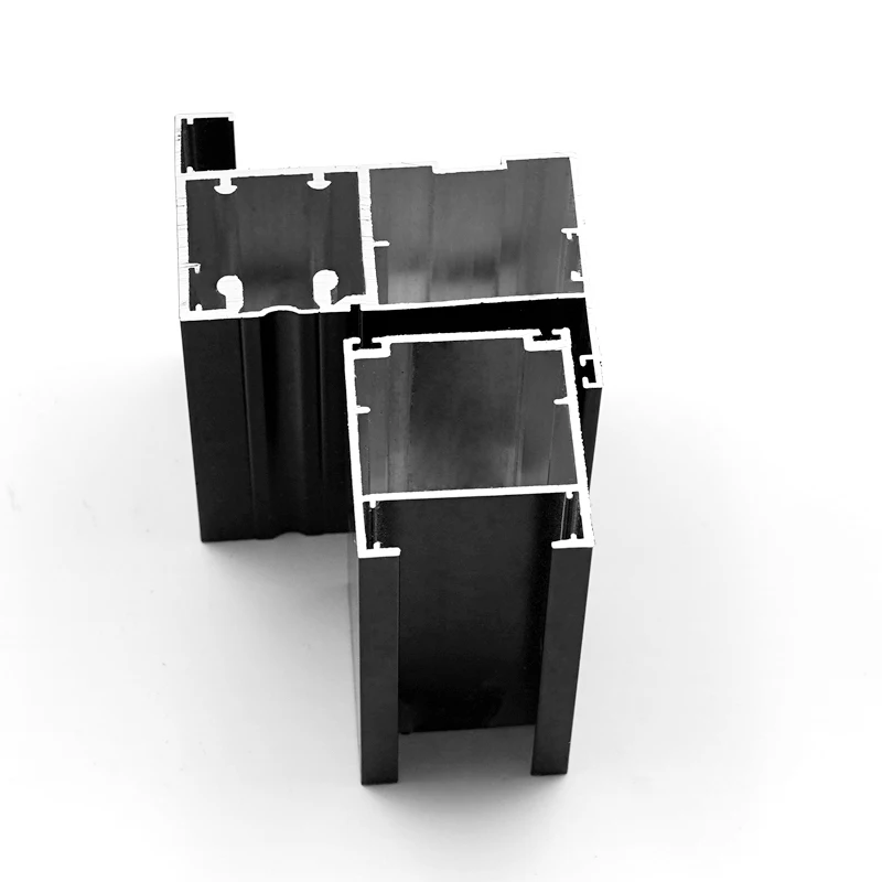 European Standard black Aluminum extrusion aluminium profile with full set of accessories for doors and windows