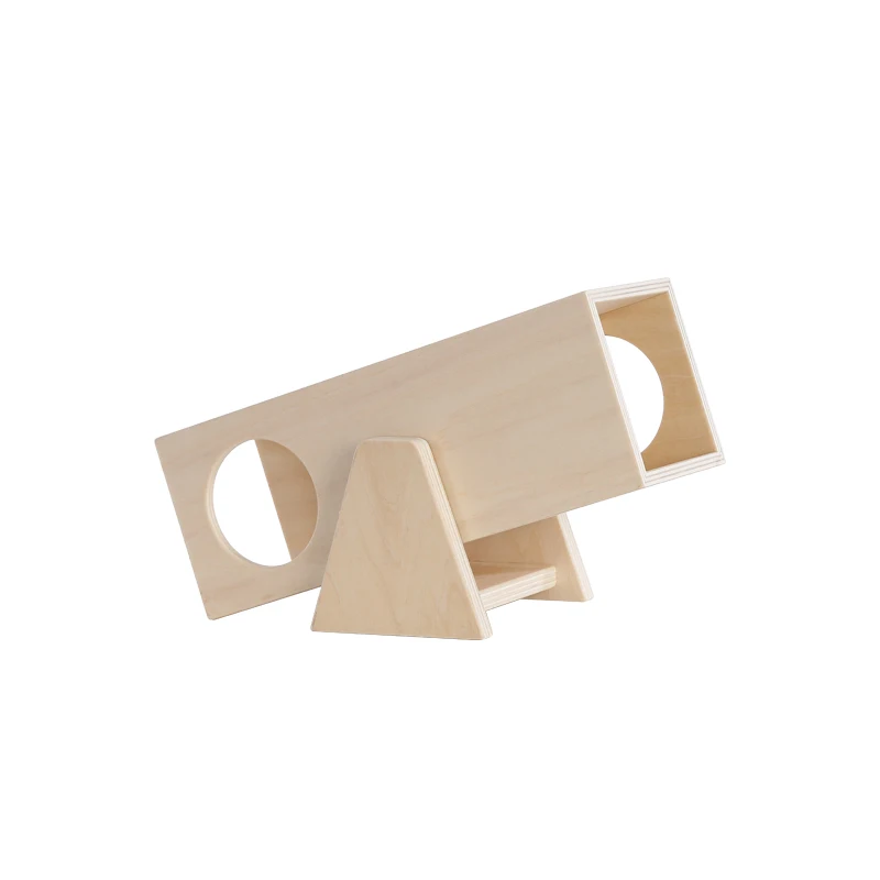 
Factory Direct Sales Hamster Wooden Toys Swing Tunnel Toys Hamster Combination Pet Toys Rocking Corridor 
