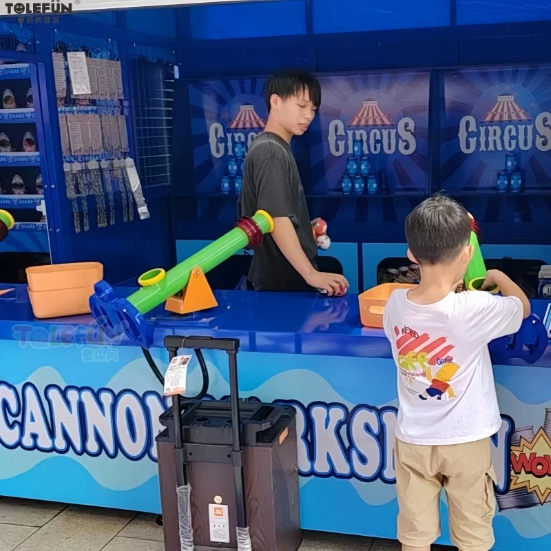 Tolefun Adult Shooting Duck Basketball Arcade Games Kit Machines Coin Operated Amuse Game Lucky Rainbow Carnival Booth Games