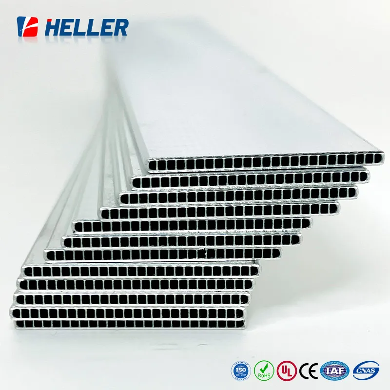 Finishing alloy-coated flux tube large 25-hole 87 * 3 3003 microchannel flat aluminum radiator tube
