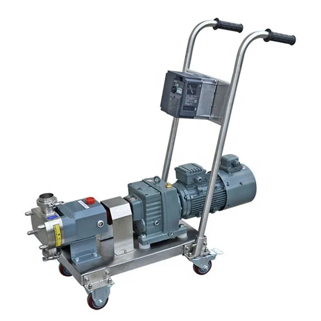 D-3A Stainless Steel Food Grade Sanitary Lobe pump For High Viscosity Molasses Tomato Sauce