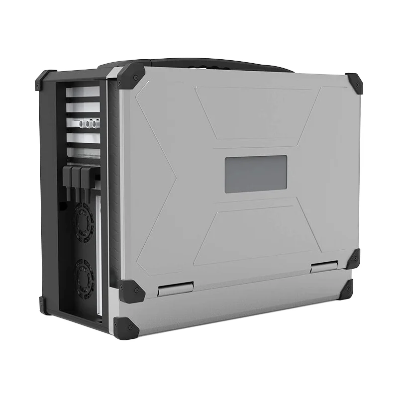 17.3inch Three-screen industrial portable computer rugged laptop support 13USB 10com