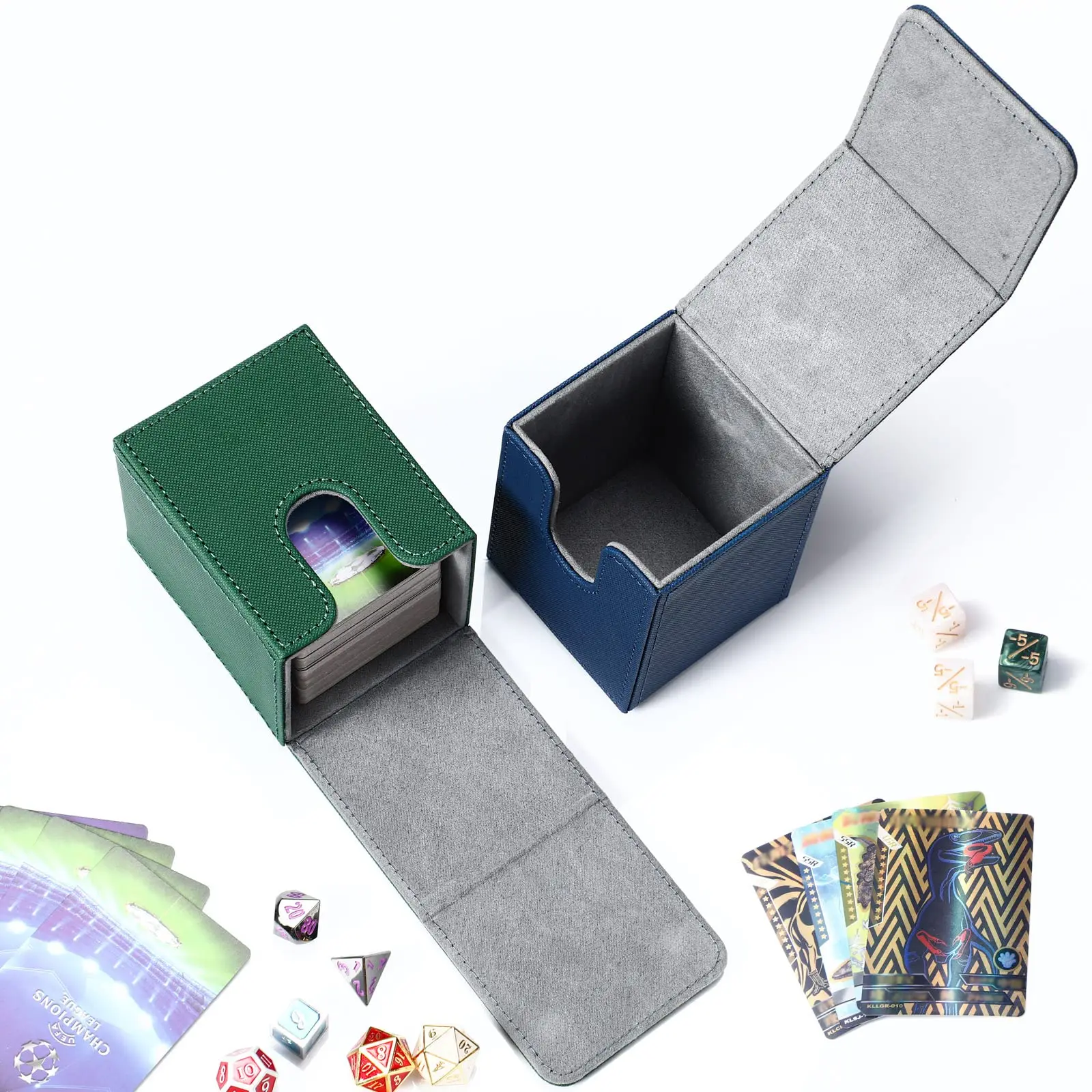 Custom Logo Tcg Deck Box Game Deck Case Custom Pu Deck Box Trading Card Case