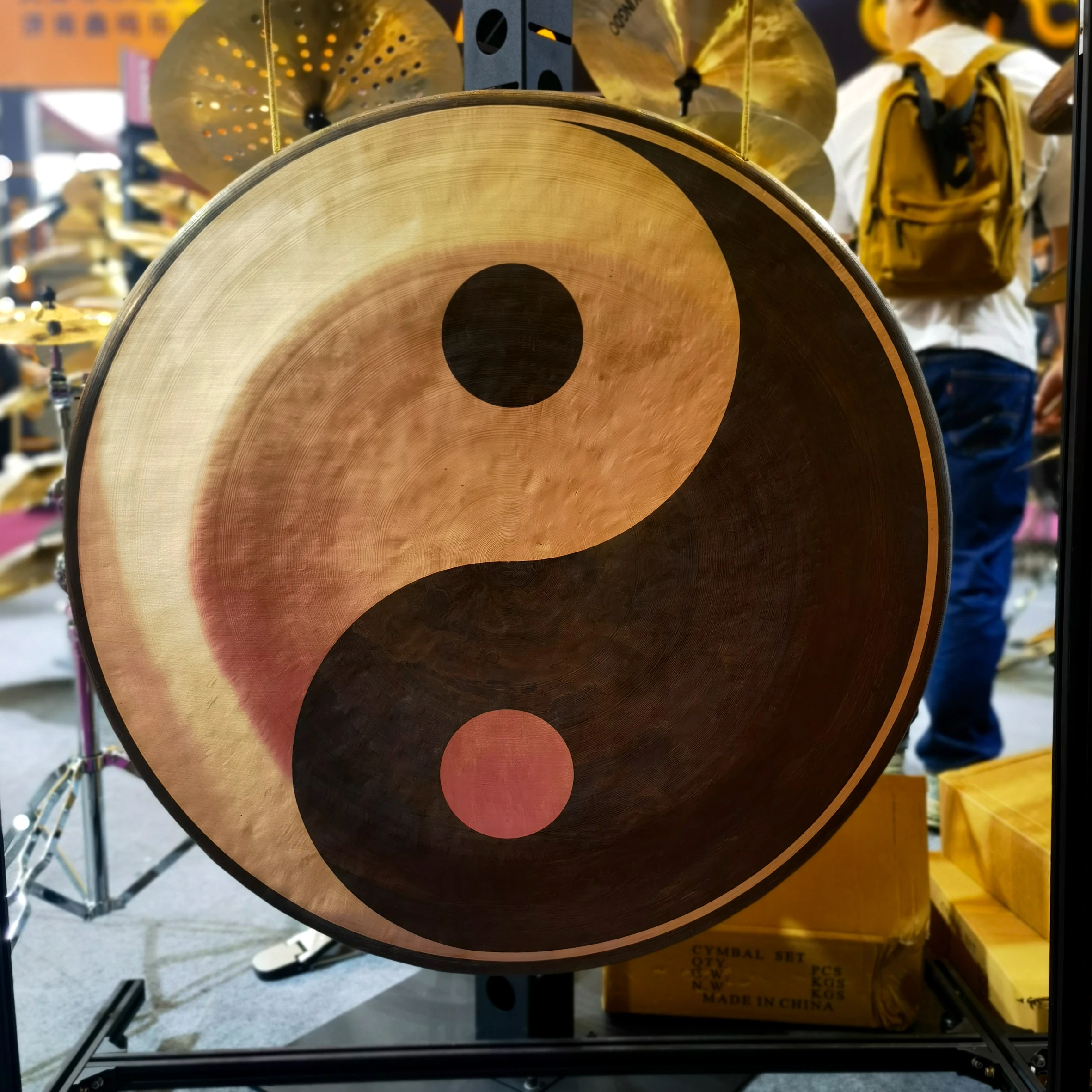 Kingdo Professional Series Chau Gong 60 cm 24 inch High-quality Handmade Chinese Yin & Yang Series Gong Gong