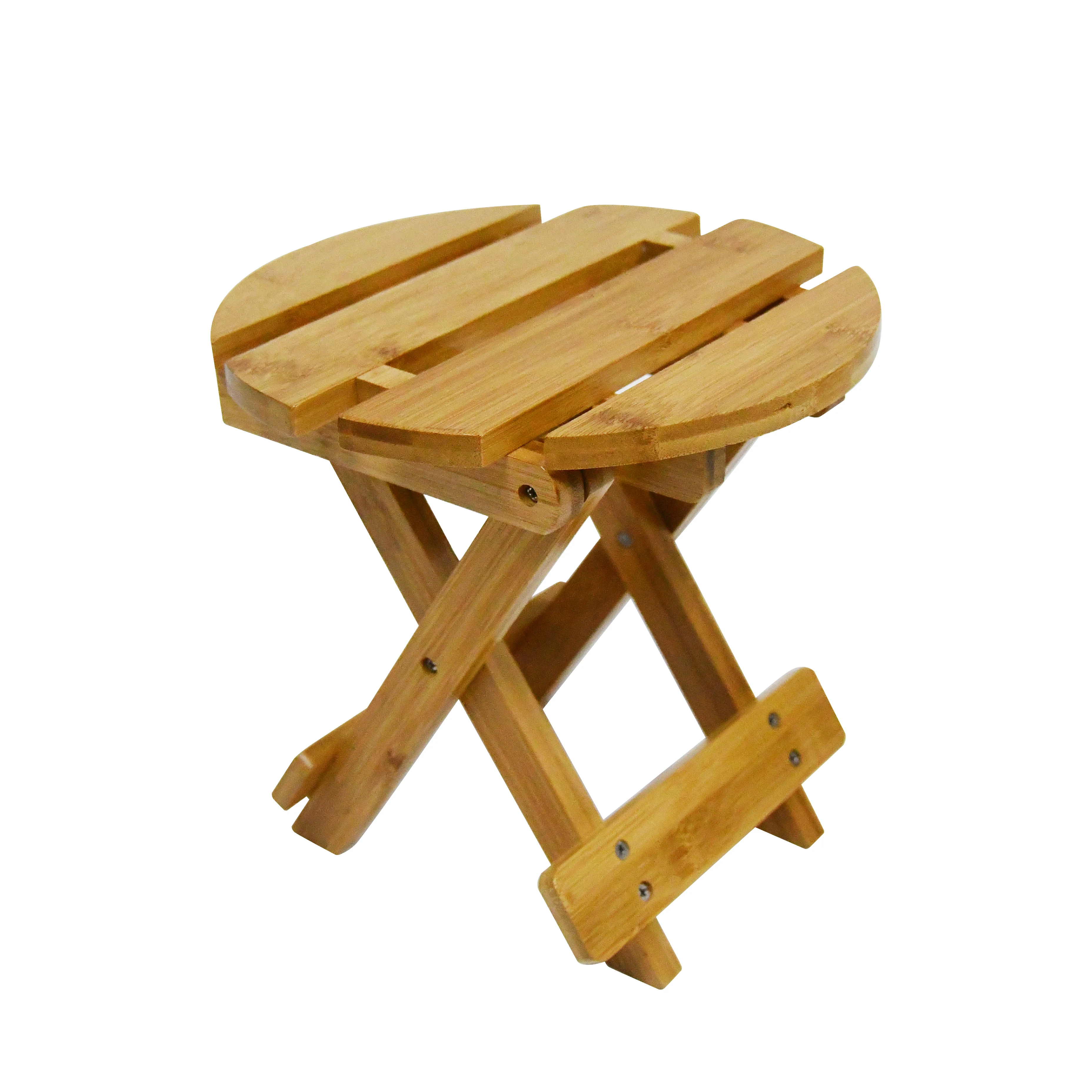 Bathroom Shower Bench Wood Spa Bath Organizer Bamboo Stool