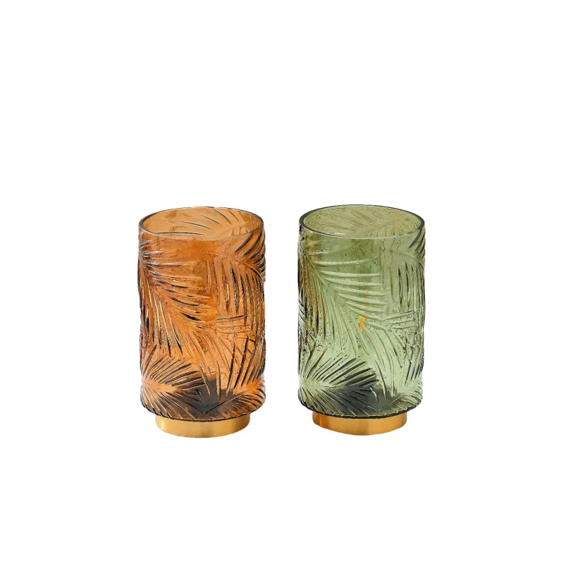 Battery Operated Cordless Table Lamp Rechargeable Glass Dimmable Lamp for Home Decor Decorative Gift Lights for Dinning  Bedroom