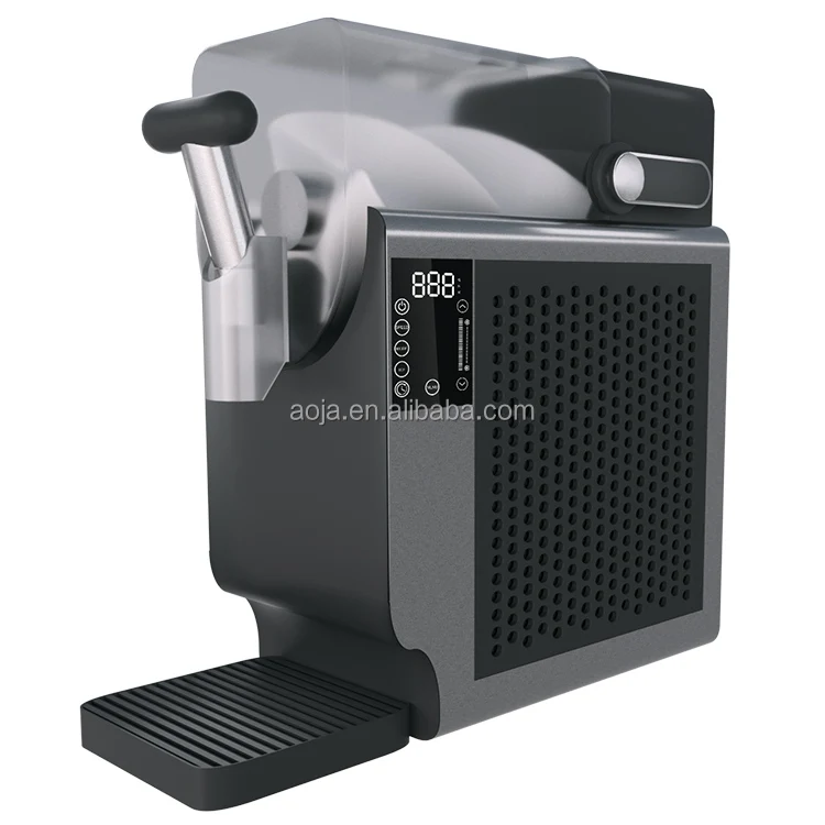 AOJA Stainless steel durable ice maker slush slushie instant slushy machine milkshake melting snow multiple new machine for sale