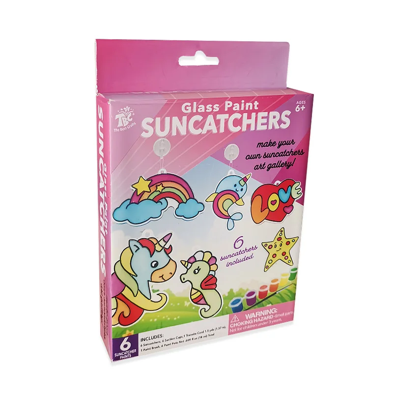 New Products Educational DIY drawing toys 3D instant Sticky art glass deco Window Art paint