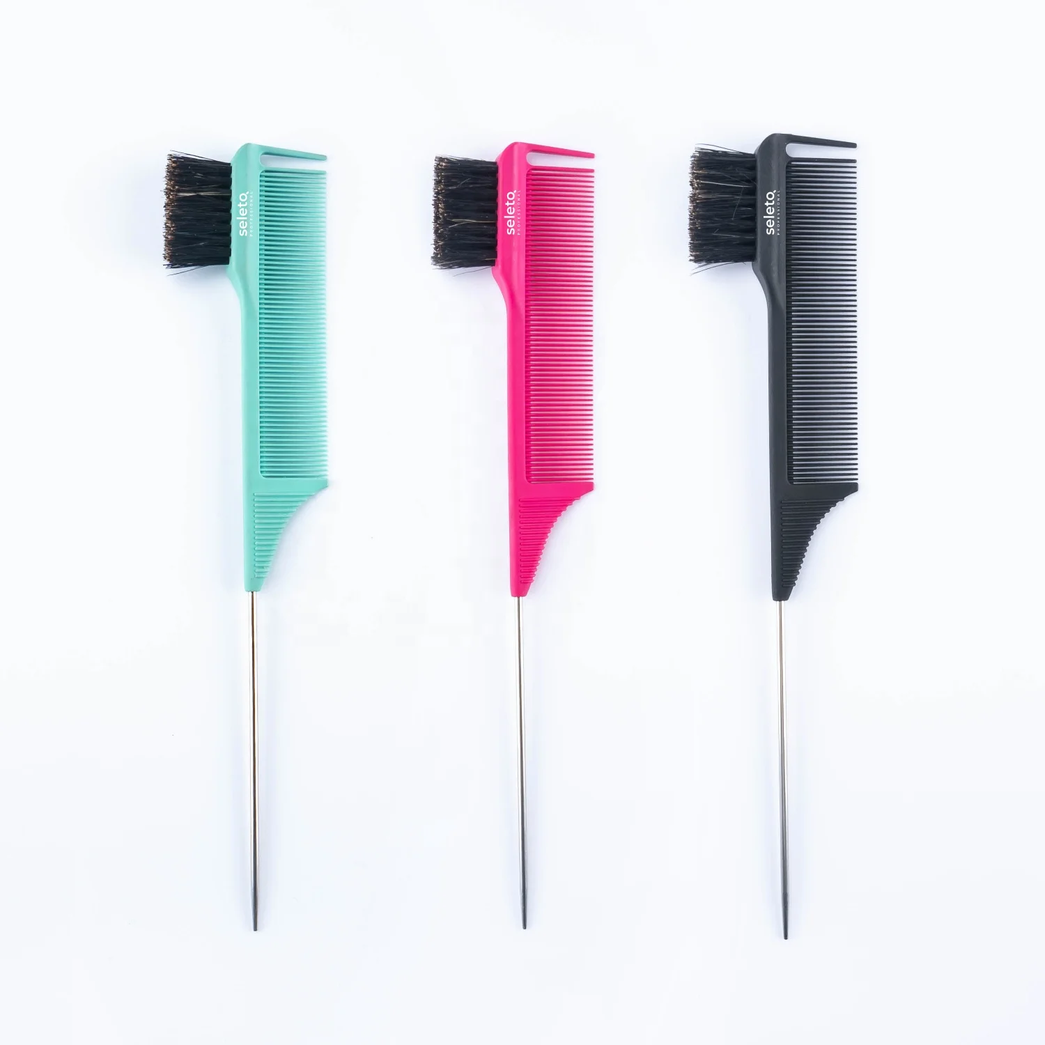 3 в 1 Край Расческа Щетка контрольные края младенца волосы расческой крыса из нержавеющей стали Расческа Щетка по индивидуальному заказу