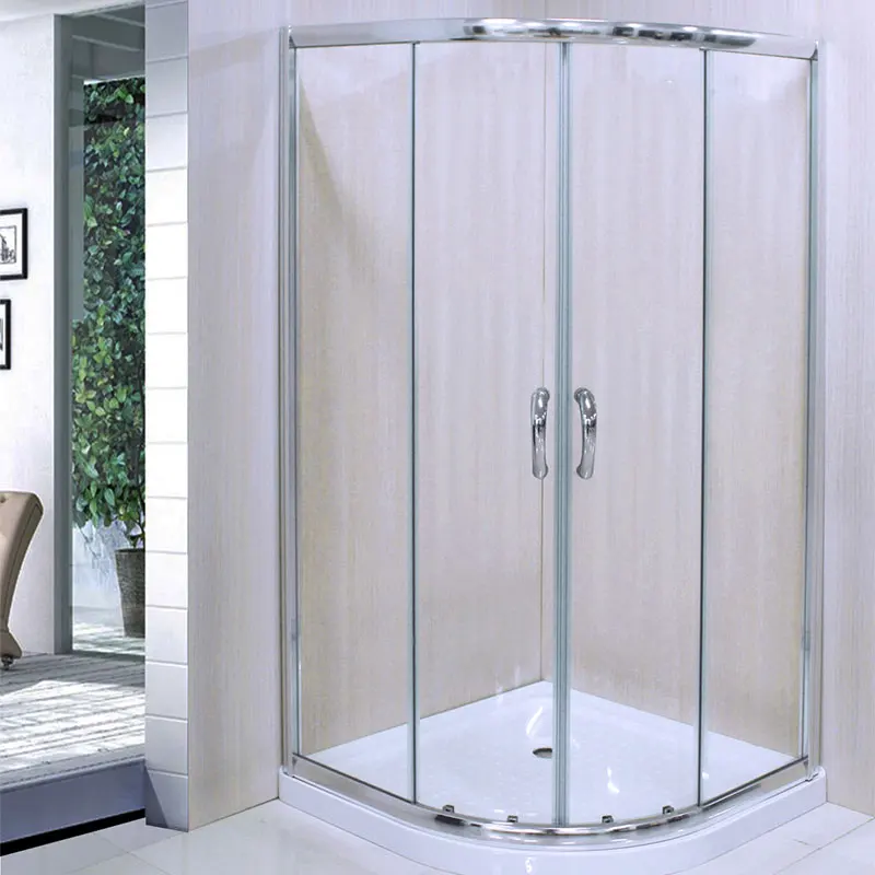 High Quality Chinese Hotel Home Bathroom Sliding Tempered Glass Shower Door With Modern Design Style