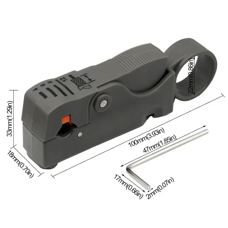 Automatic Stripping Pliers Decrustation Wire Stripper Cable Wire Cutters Stripping Crimping Tool with Hex Wrench Tools nippers