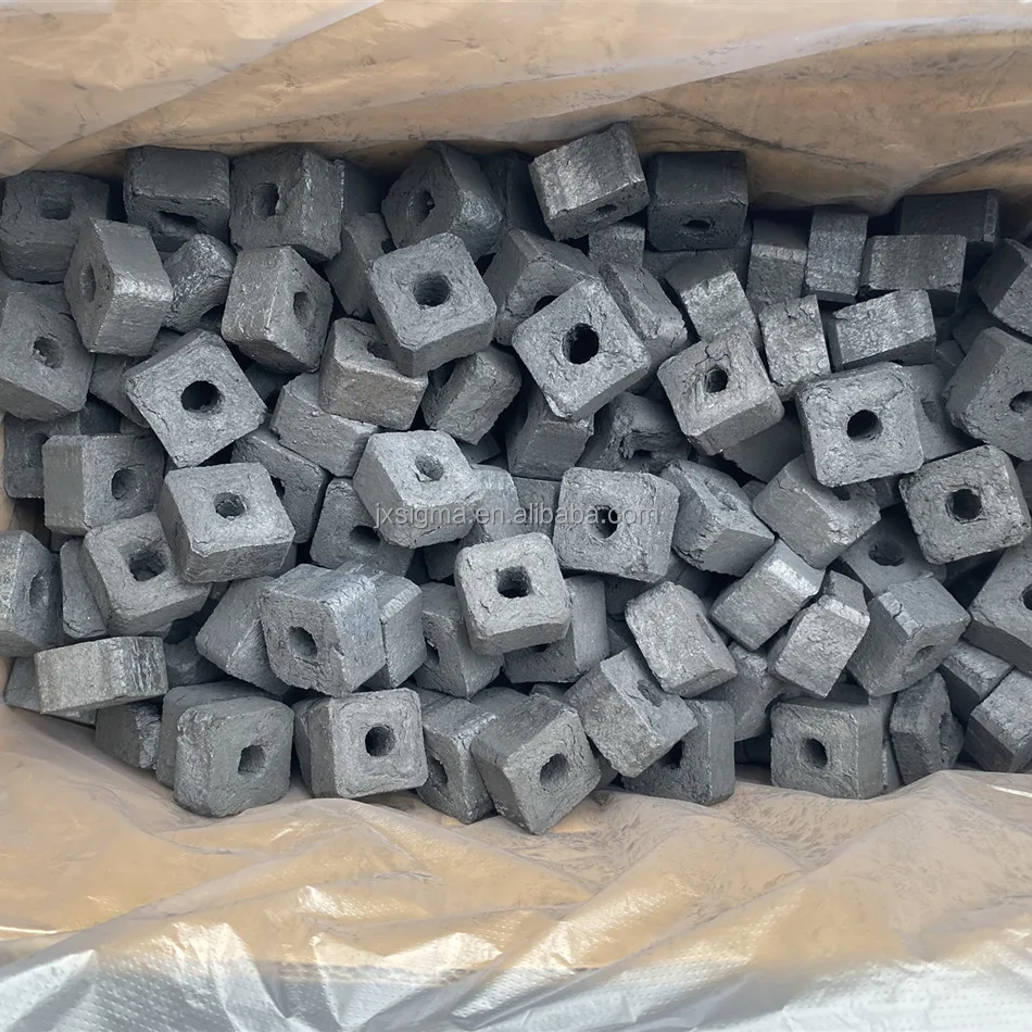 Nanchang Sigma Smokeless Made From 100% Bamboo Sawdust Square Bamboo Shisha Hookah Charcoal