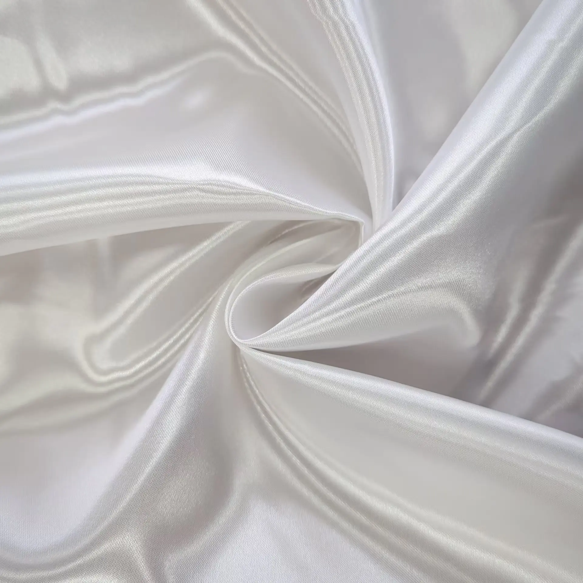 Wholesale price 70gsm shinny satin fabric table cloth fabric dress fabric