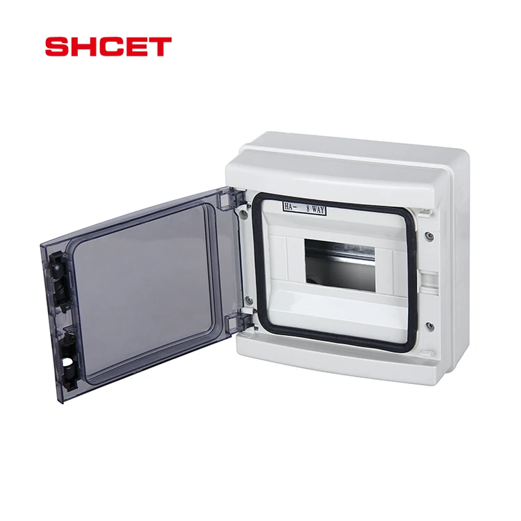 New electrical HA distribution junction connection box IP65 IP68 waterproof solar CCTV with consumer units single pole