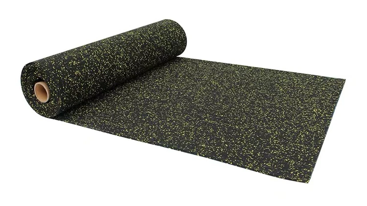 
5 mm shock absorbing floor gym mat rubber tile EPDM flooring 