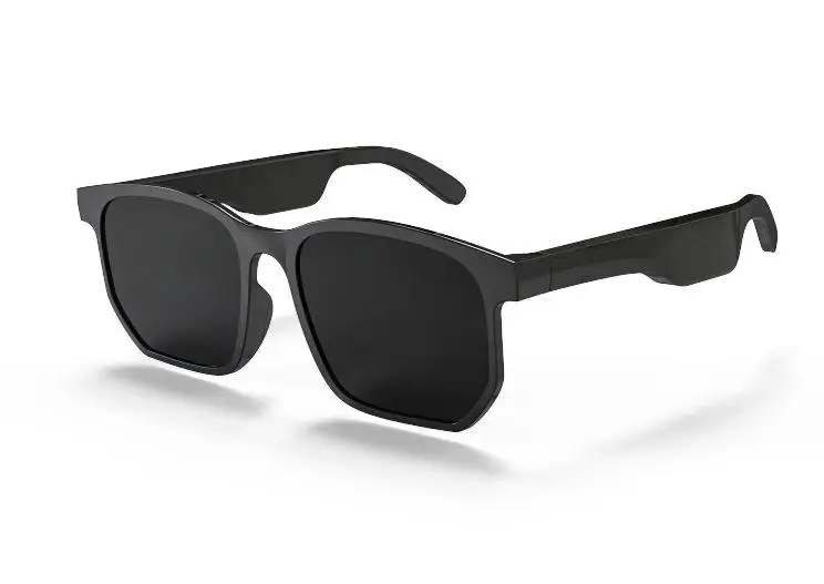 Trending speaker headphone glasses outdoor driving sport music eye glasses bone conduction smart wireless bluetooth sunglasses