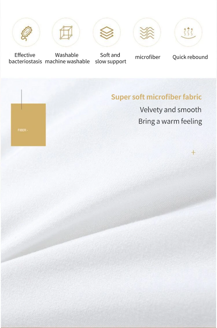 Wholesale Hilton hilton Hotels Cushions Throw Pillow Bedding Pillow travel silk case neck  customization