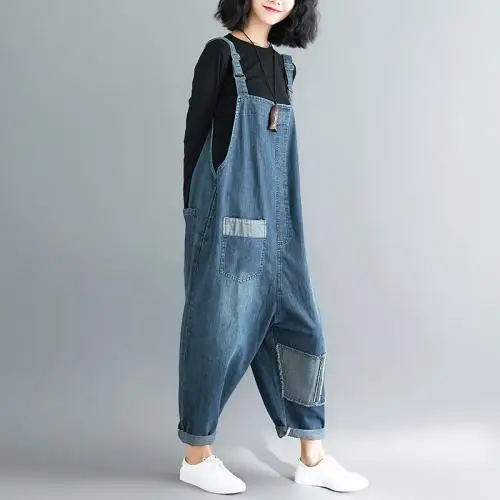 wholesale price Cotton Women Suspender Trousers overalls new arrivals