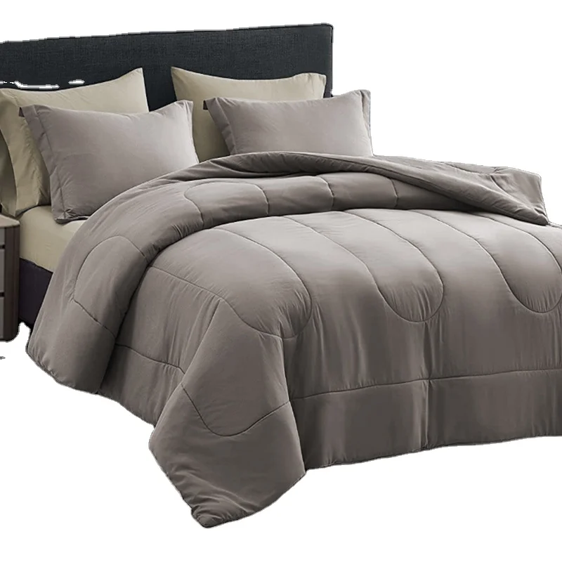 bedding sets 7 pieces bedroom Famous Brand Bedding Set Bee Embroidery garden comforter set