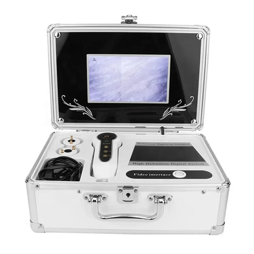 Boxy type Hair and scalp analysis / face skin scanner analysis / skin analyzer machine facial