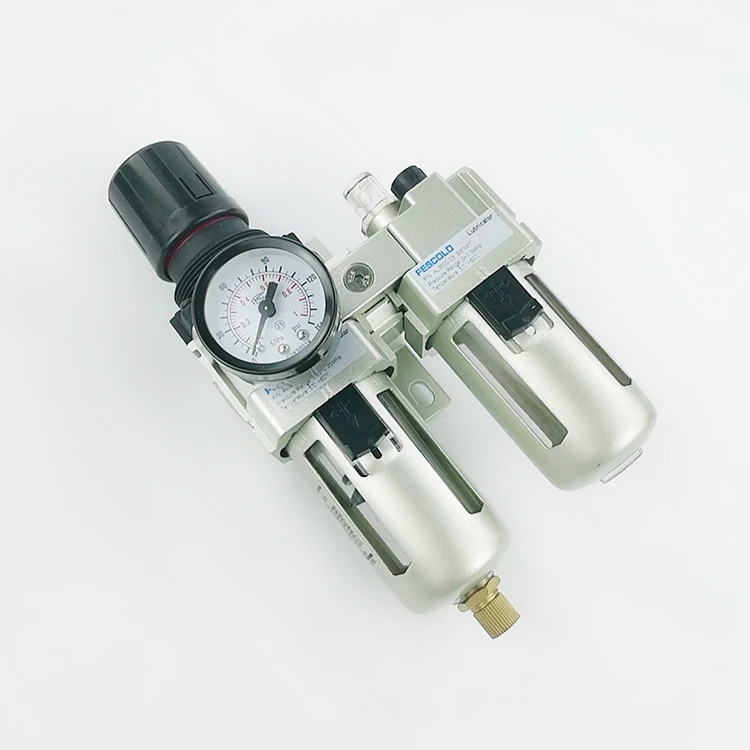 
AC3010-03 air dynamic pressure two-piece regulating valve air filter regulator with gauge 