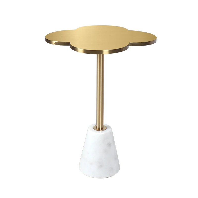 High quality design marble elegant round coffee table modern living room sofa TV cabinet side table balcony coffee table