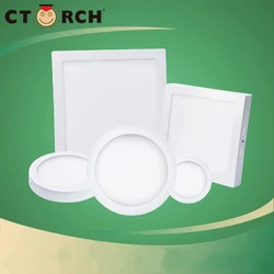 CTORCH Wholesale Round Recessed 18w Frame Surface Mounted Prices Lighting LED Panel Wall light