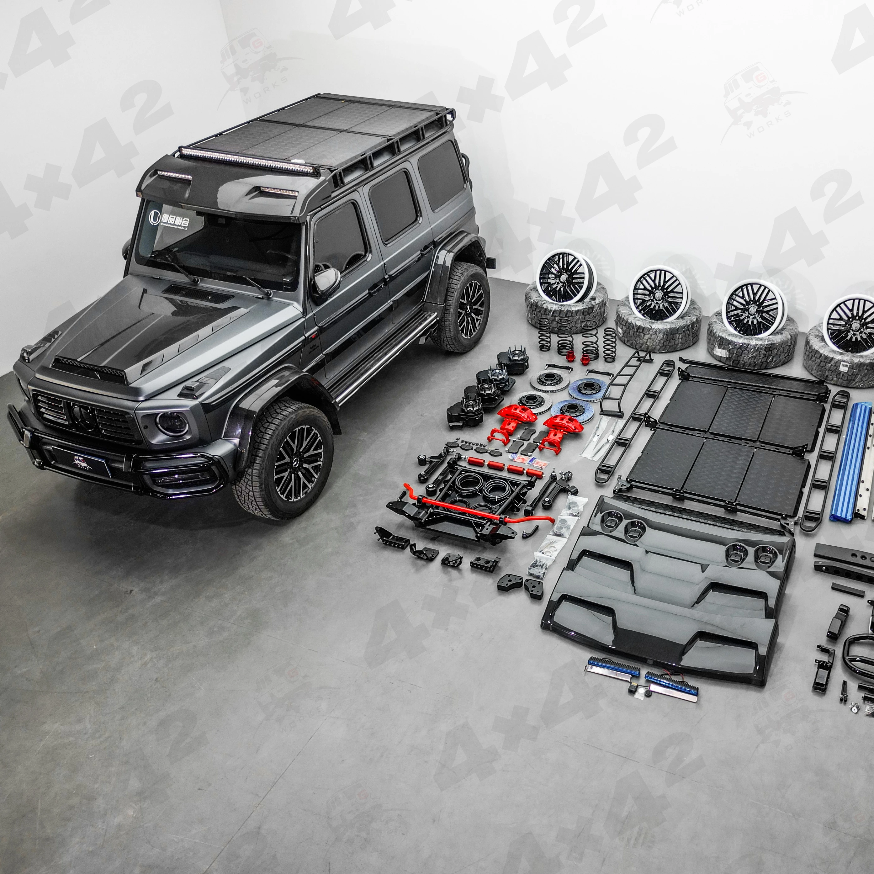Newest 2024  G class W464 W463A 4X4  Body Kit Dry Carbon Fiber 2019 Year Up Car Modified Auto Parts